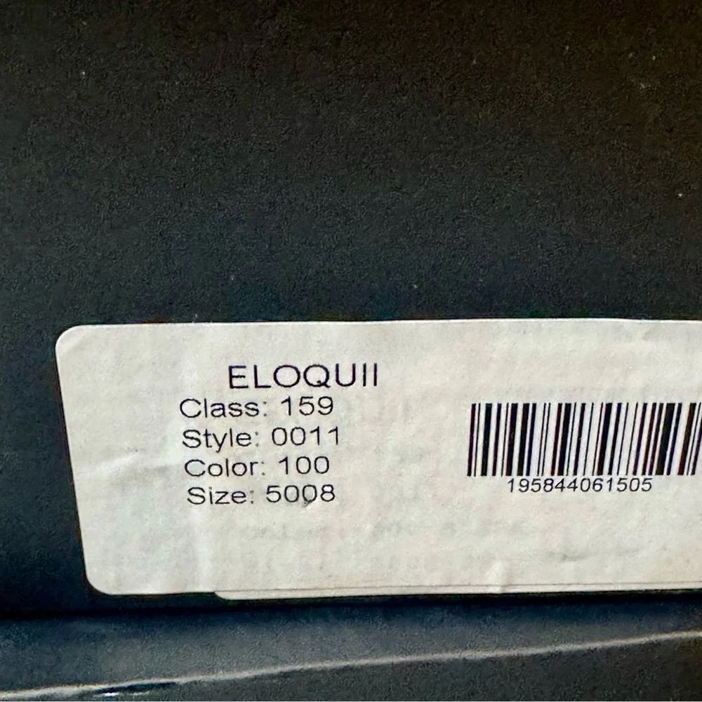 Eloquii New Sizes 8W Black Kase Suede Faux Leather Wide‎ Shaft Booties Boots